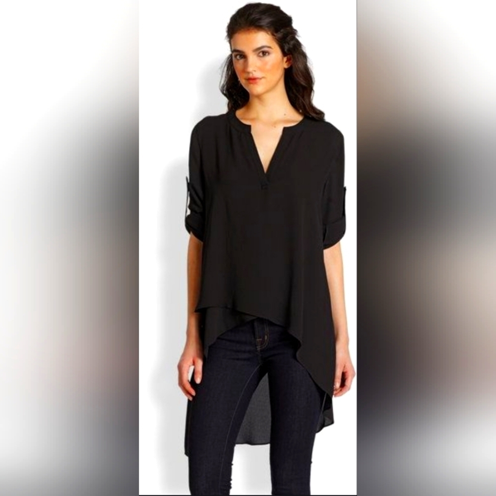 BCBG Maxazria High Low Assymetrical Tunic Size XXS